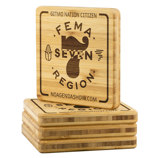 FEMA REGION SEVEN - bamboo coasters
