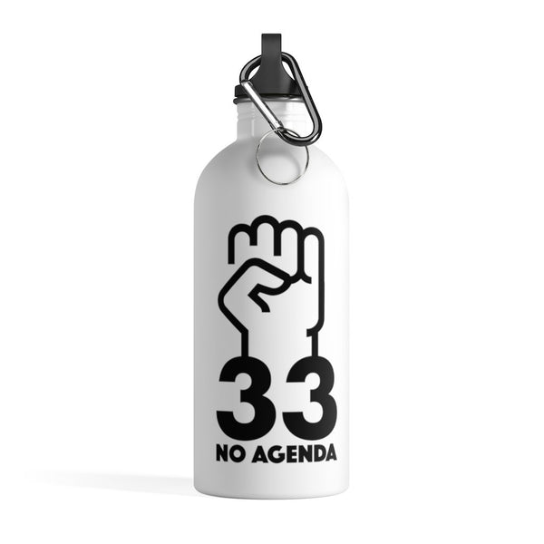 NO AGENDA 33 - 14 oz water bottle