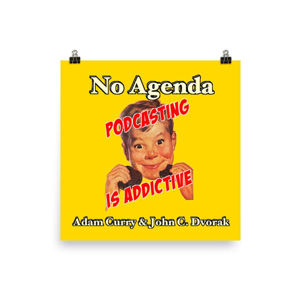NO AGENDA 1207 - cover art poster print