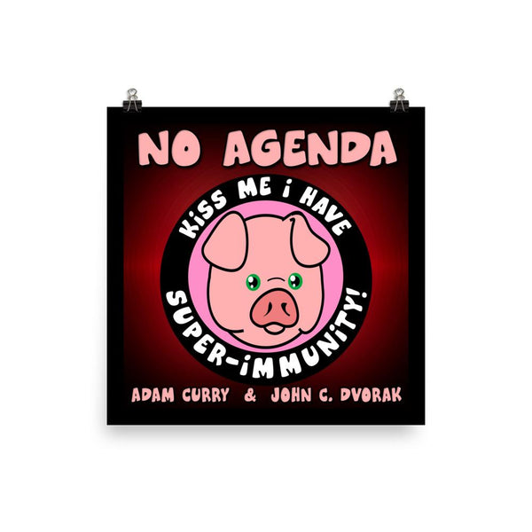 NO AGENDA 1346 - cover art poster print