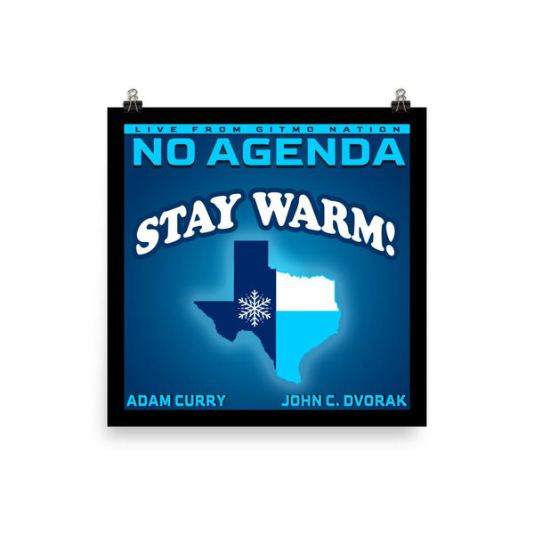 NO AGENDA 1322 - cover art poster print