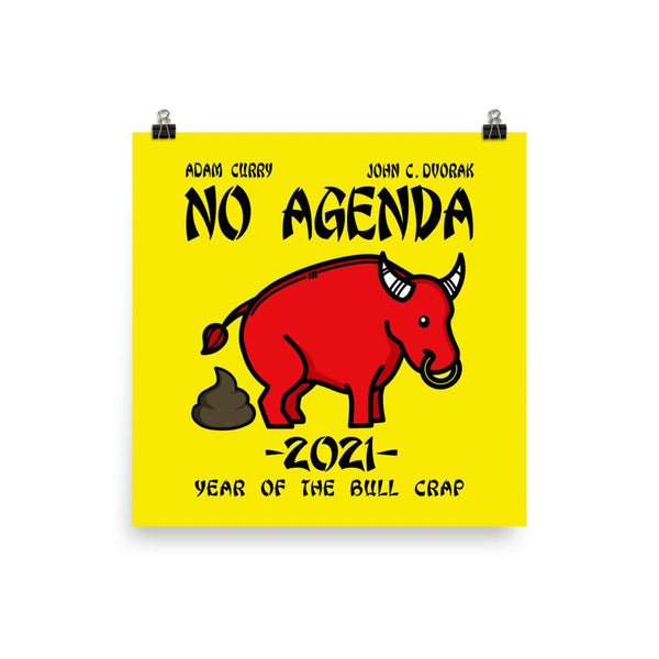 NO AGENDA 1320 - cover art poster print
