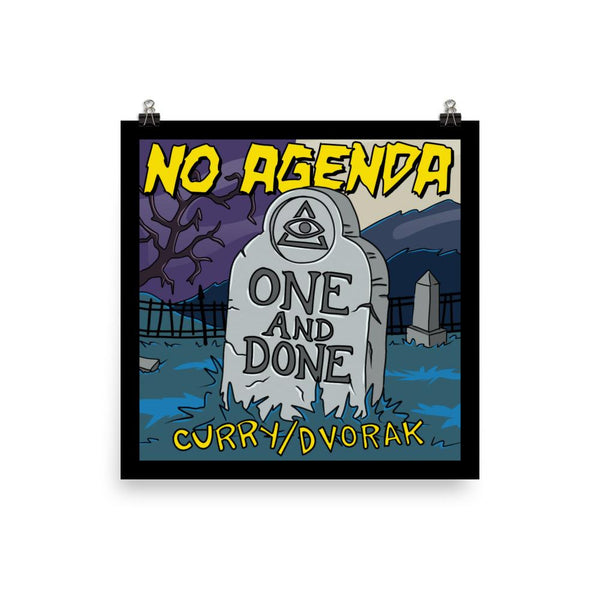 NO AGENDA 1349 - cover art poster print