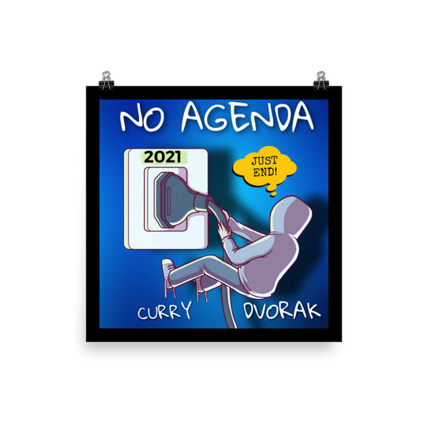 NO AGENDA 1412 - cover art poster print