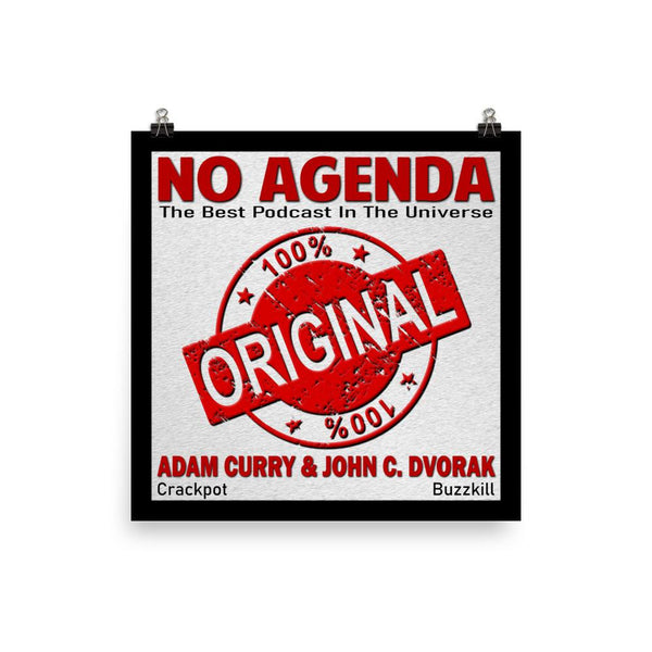 NO AGENDA 1192 - cover art poster print