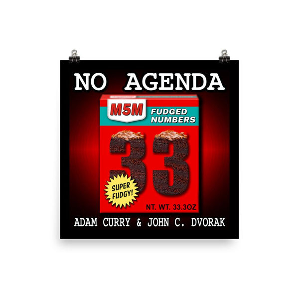 NO AGENDA 1326 - cover art poster print