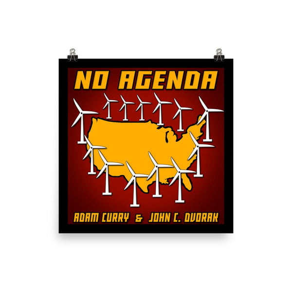 NO AGENDA 1340 - cover art poster print