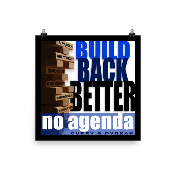 NO AGENDA 1282 - cover art poster print