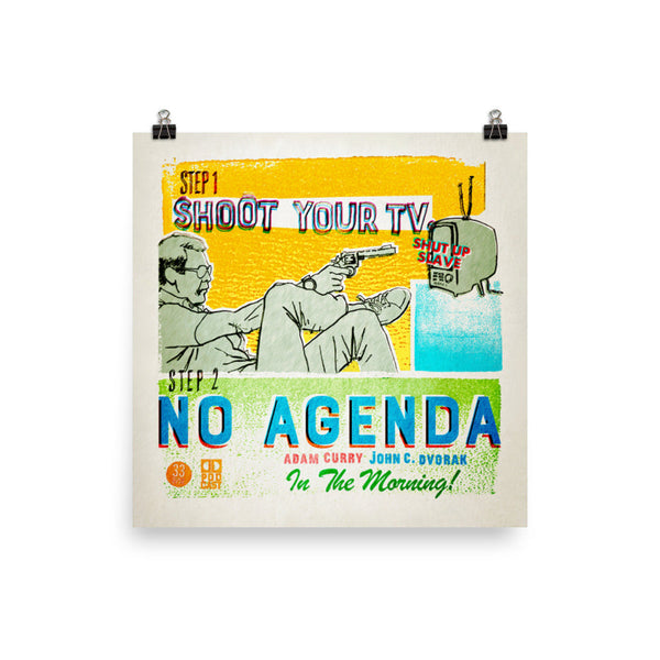 NO AGENDA 1441 - cover art poster print