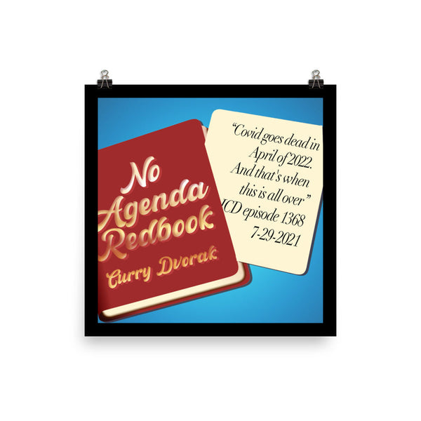 NO AGENDA 1438 - cover art poster print