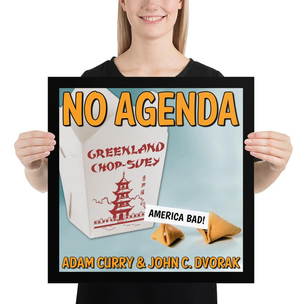 NO AGENDA 1165 - cover art poster print