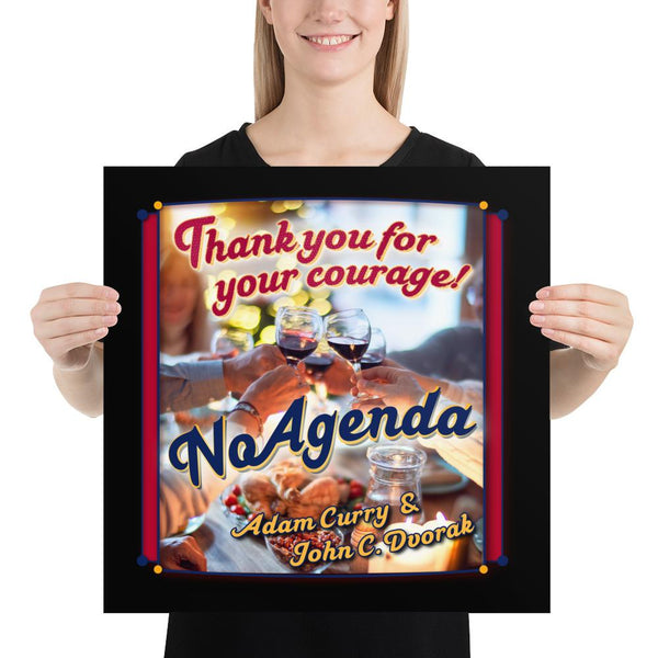 NO AGENDA 1298 - cover art poster print