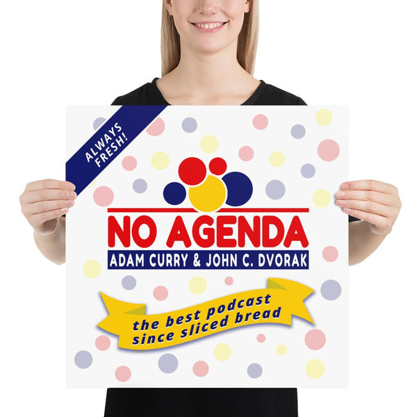 NO AGENDA 1355 - cover art poster print