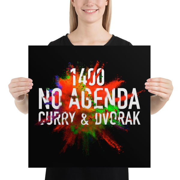 NO AGENDA 1400 - cover art poster print