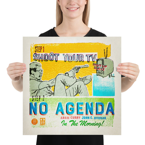 NO AGENDA 1441 - cover art poster print