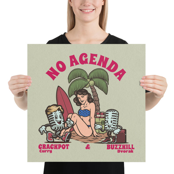 NO AGENDA 1456 - cover art poster print