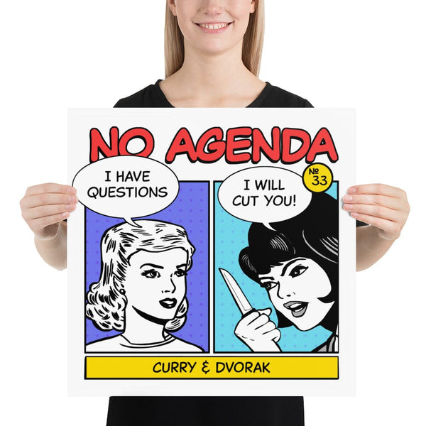 NO AGENDA 1494 - cover art poster print