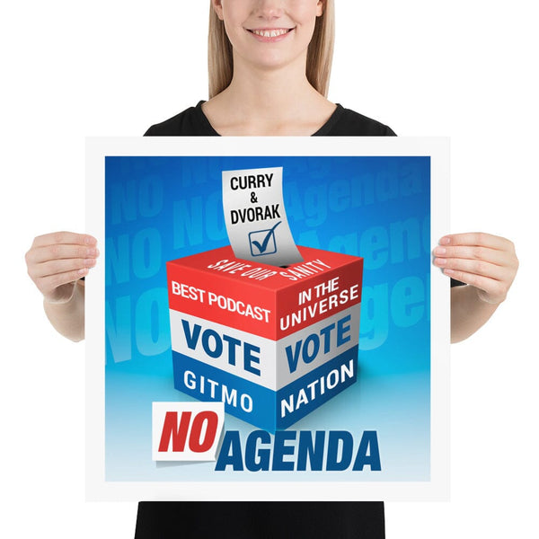 NO AGENDA 1501 - cover art poster print