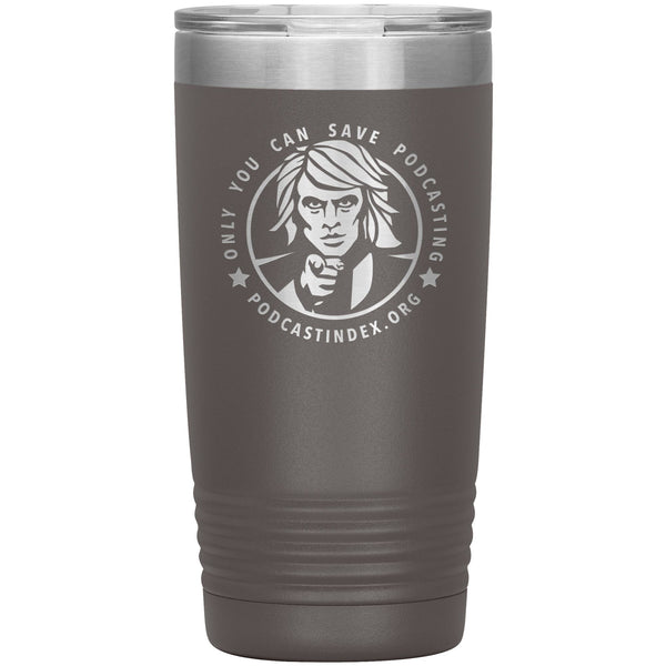 SAVE PODCASTING! - 20 oz tumbler