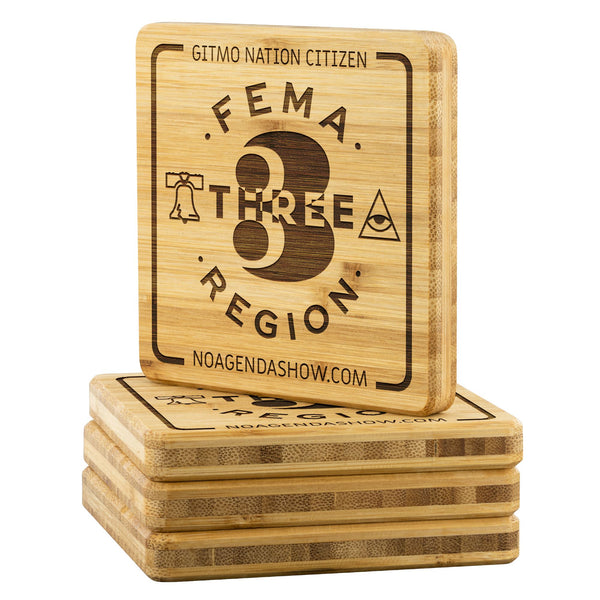 FEMA REGION THREE - bamboo coasters