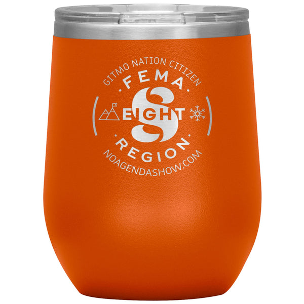 FEMA REGION EIGHT - 12 oz wine tumbler