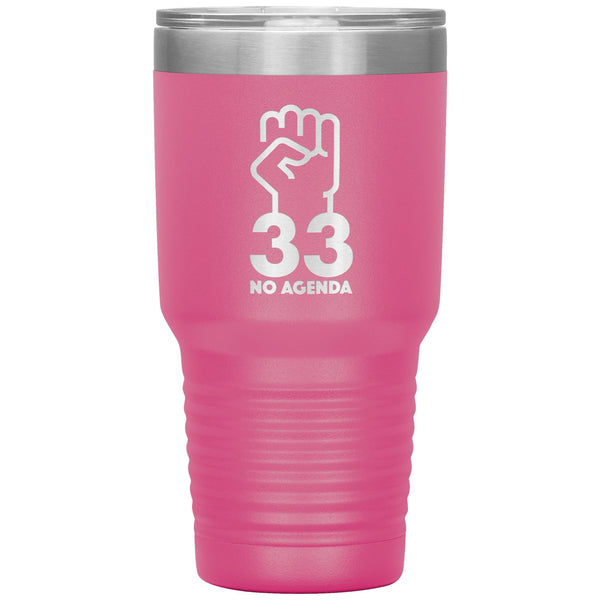 NO AGENDA 33 - 30 oz tumbler