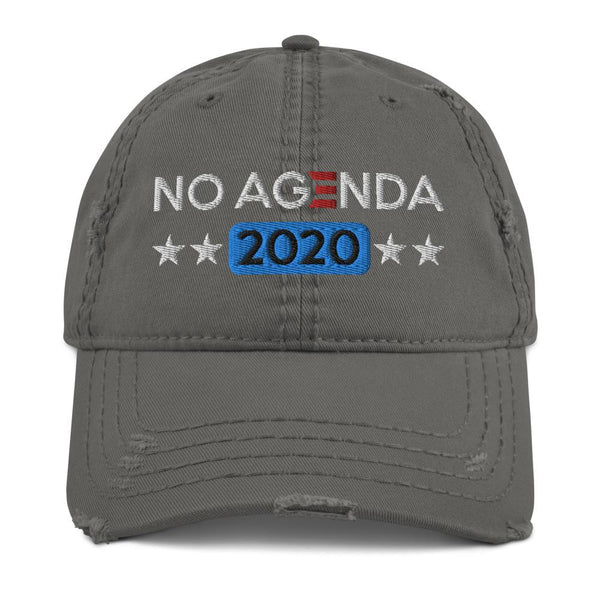 NO AGENDA 2020 - distressed hat
