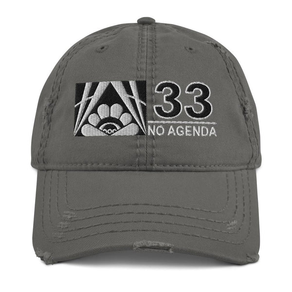 NEWS 33 - distressed hat