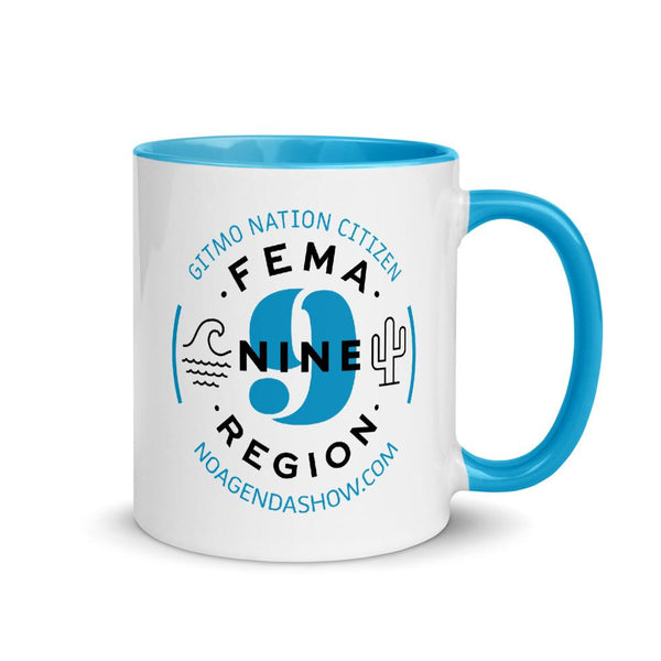 FEMA REGION NINE - accent mug