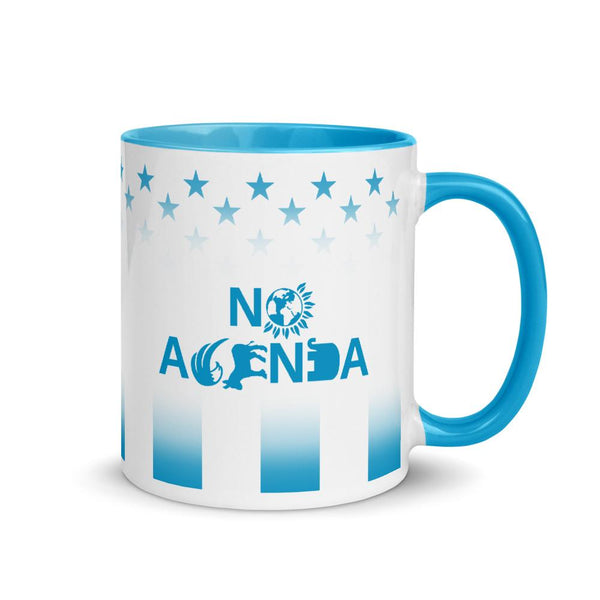 NO AGENDA PARTY TIME - B - accent mug