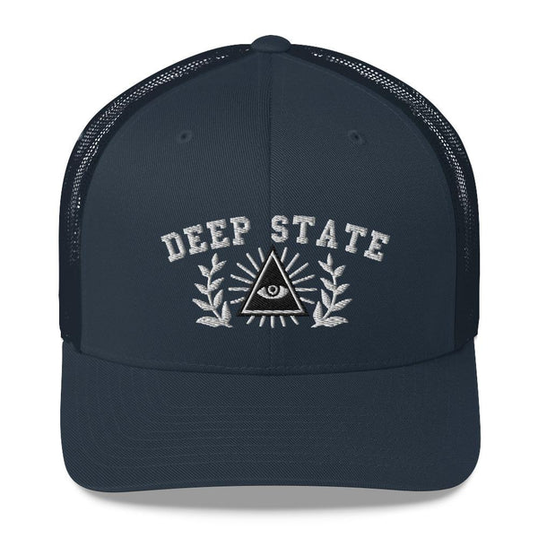 DEEP STATE UNIVERSITY - mid trucker hat