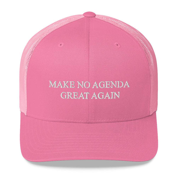 MAKE NO AGENDA GREAT AGAIN - mid trucker hat