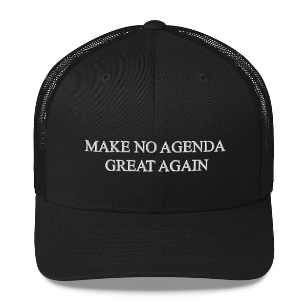 MAKE NO AGENDA GREAT AGAIN - mid trucker hat