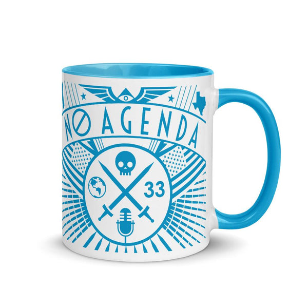 NO AGENDA RALLY - accent mug