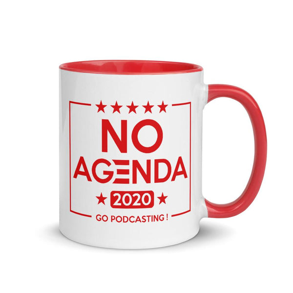 NO AGENDA 2020 - accent mug