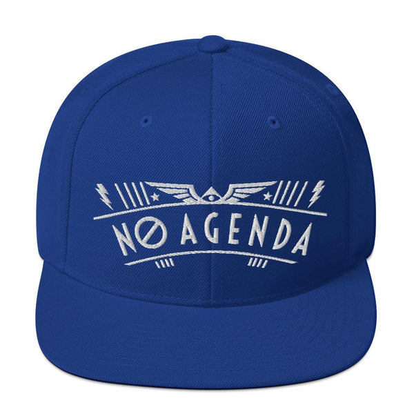 NO AGENDA RALLY - high snapback hat
