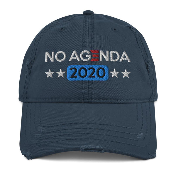 NO AGENDA 2020 - distressed hat