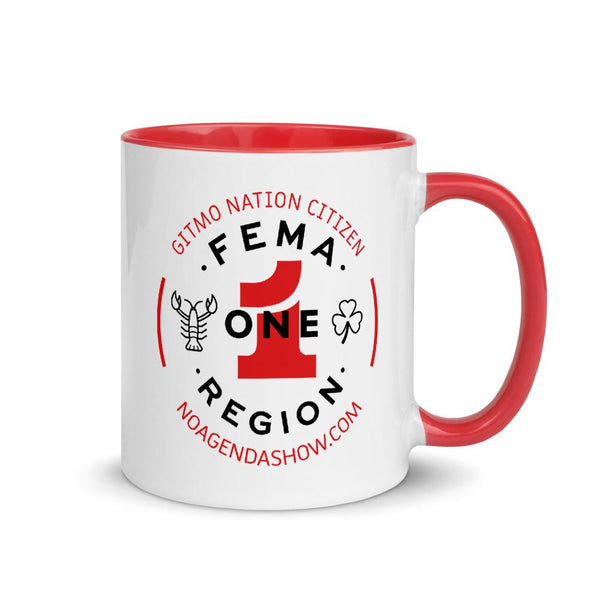 FEMA REGION ONE - accent mug