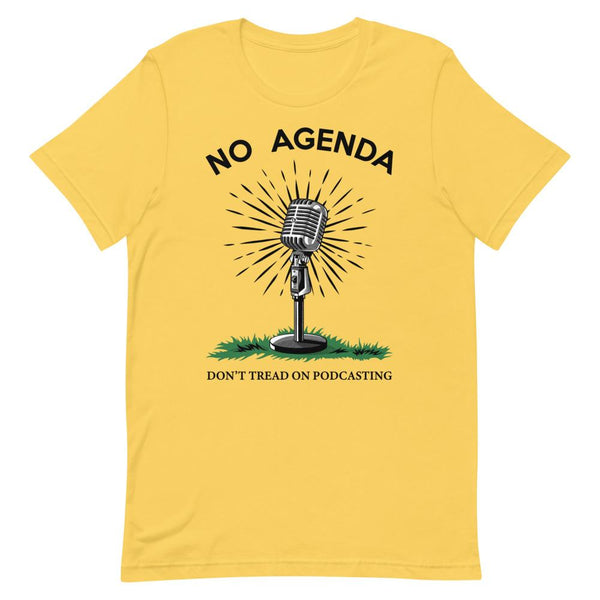 DONT TREAD ON PODCASTING - tee shirt