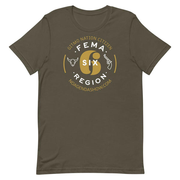FEMA REGION SIX - tee shirt