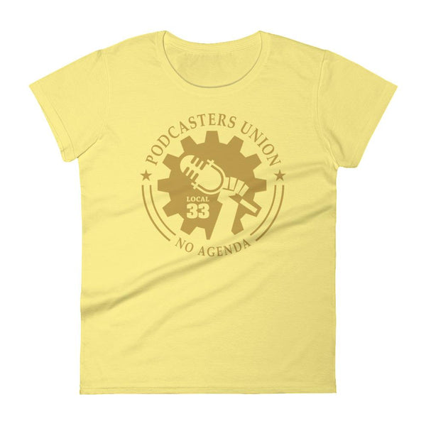 PODCASTERS UNION 33 - womens tee