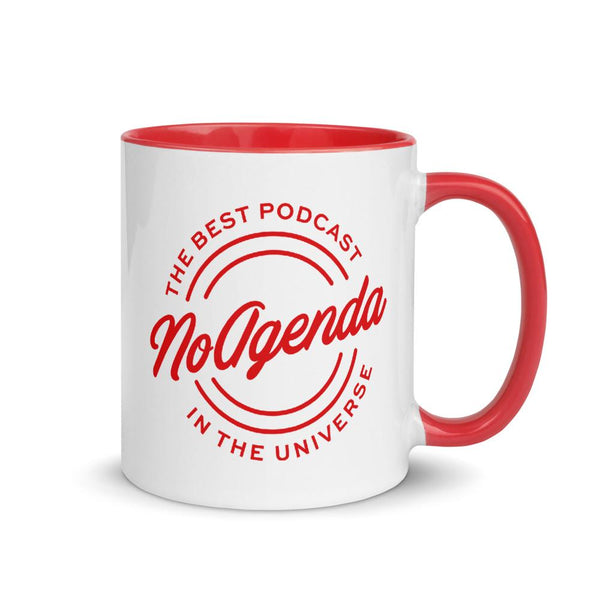 NO AGENDA THE BEST PODCAST - accent mug