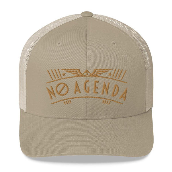 NO AGENDA RALLY - mid trucker hat