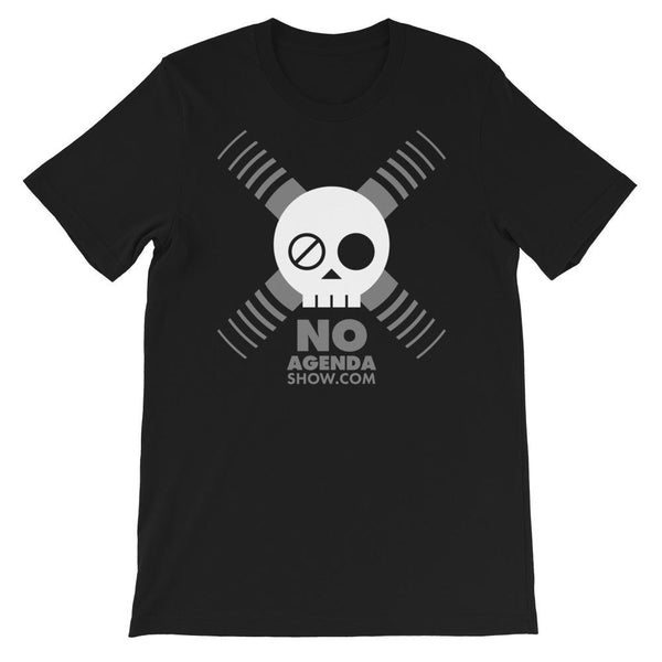 NO AGENDA SKULL - tee shirt