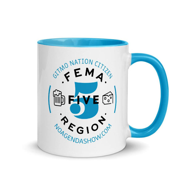 FEMA REGION FIVE - accent mug