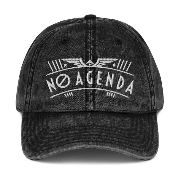 NO AGENDA RALLY - vintage hat