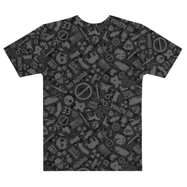 NO AGENDA CAMO - mens v neck