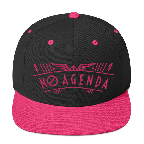 NO AGENDA RALLY - high snapback hat