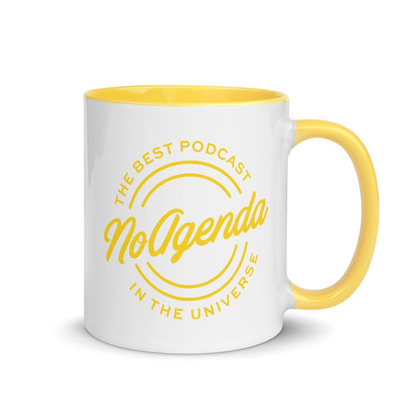 NO AGENDA THE BEST PODCAST - accent mug