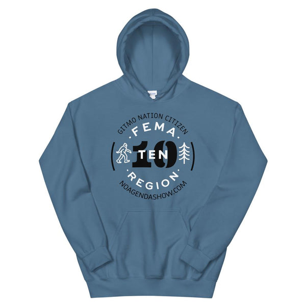 FEMA REGION TEN - pullover hoodie